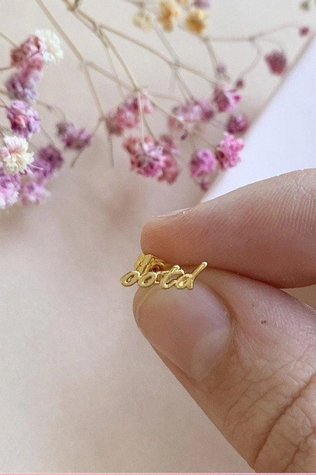 Mellow Moon Forgyldt ørering d