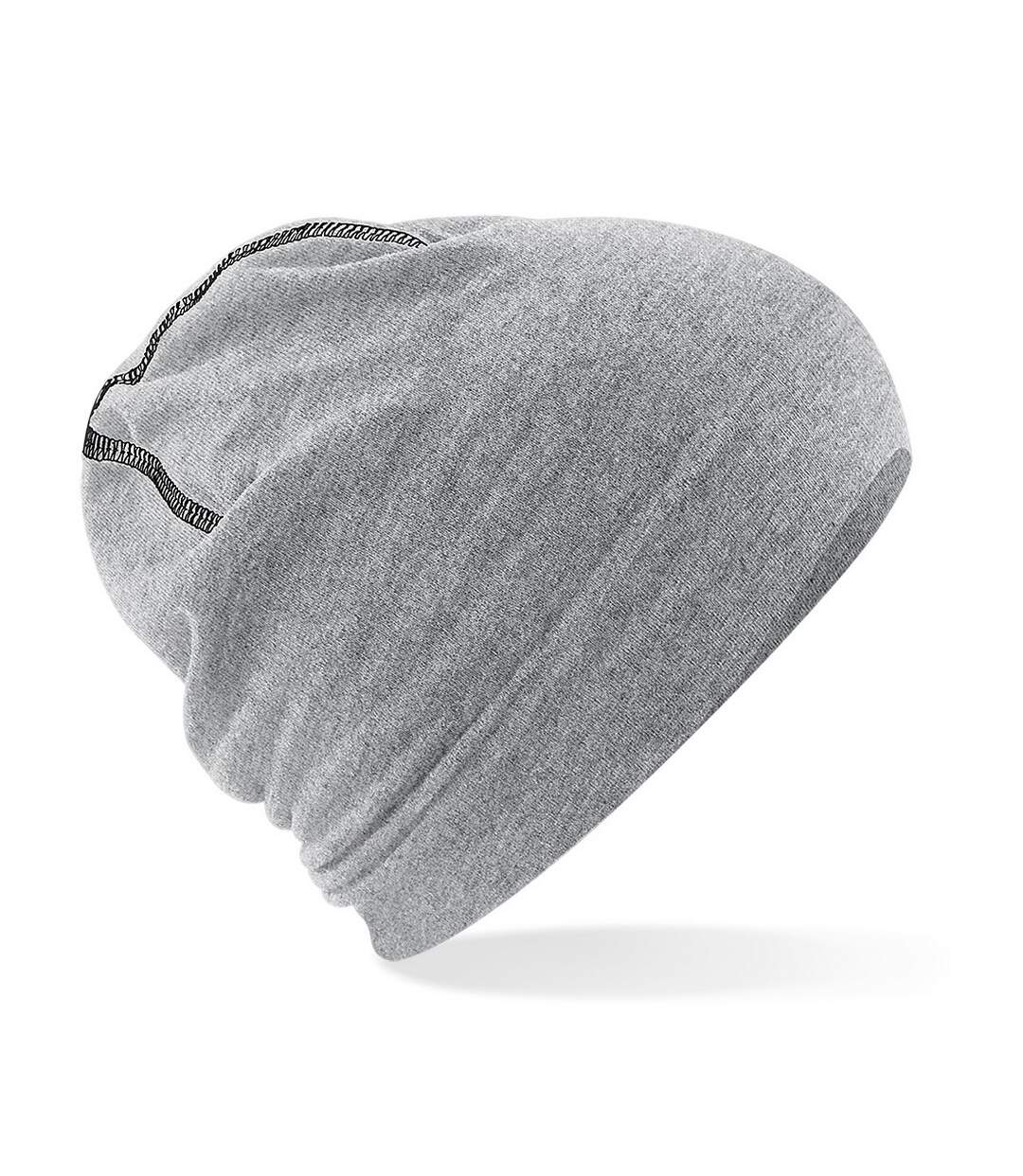 Beechfield - Bonnet - Hommes (Gris chiné/Noir) - UTRW5801