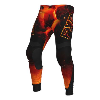 Pantalon cross FXR PODIUM MAGMA ENFANT - Noir / Rouge
