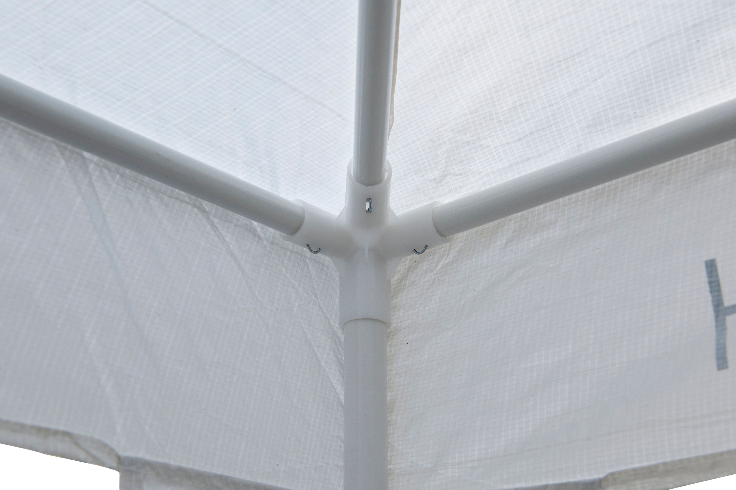 Pavillon JARA 3 x 3 m weiss 4er Set