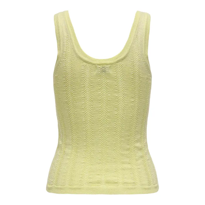 JDY Beauty SL Glitter Structured Knit Tanktop Dames