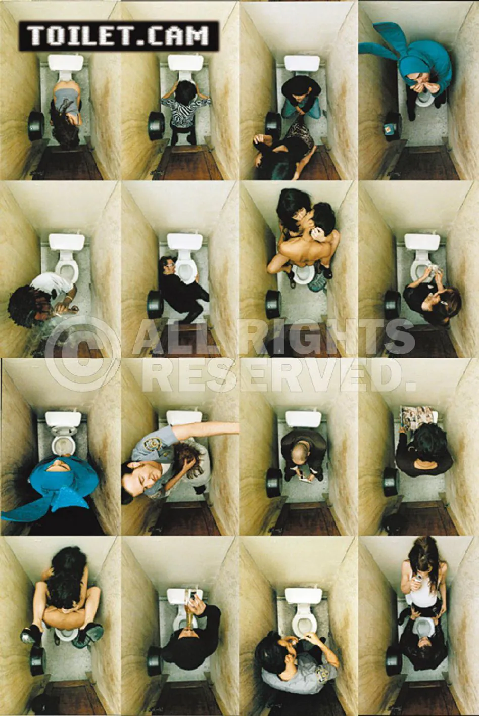 Poster Toilet.Cam 2, 61 x 91 cm