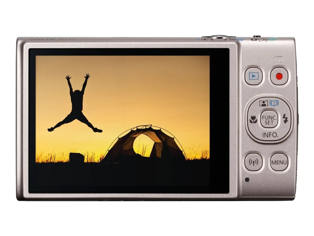 Canon IXUS 285 HS - Digitalkamera - kompakt - 20.2 MP - 1080p / 30 fps - 12x optisk zoom - Wi-Fi, NFC - sølv