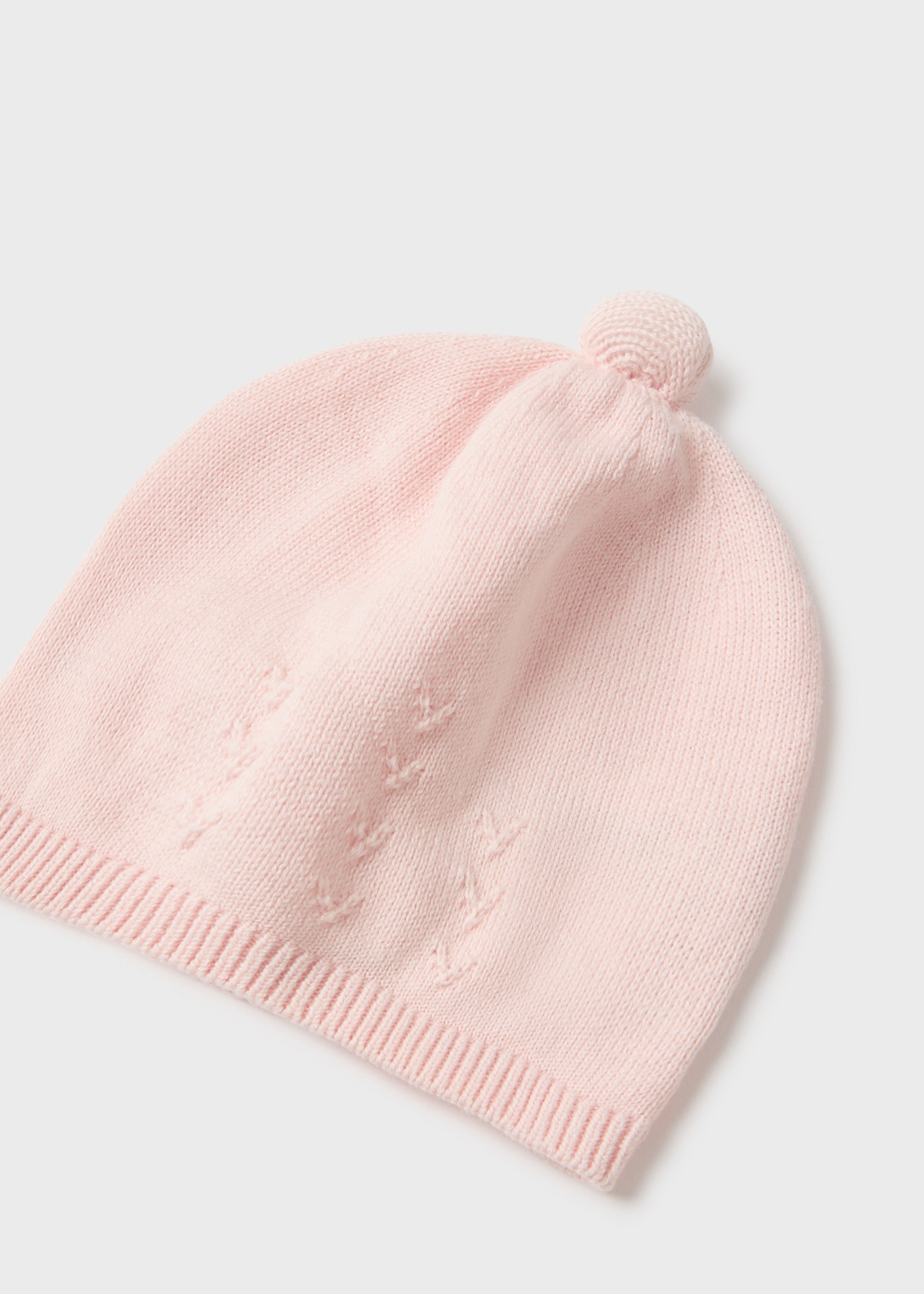 Gorro de malha Better Cotton para recém-nascidos, branco-creme