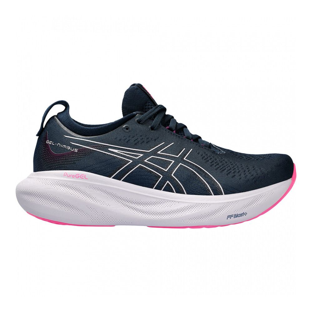 Asics GEL-NIMBUS 25 - Chaussures running Femme french blue/lilac hint