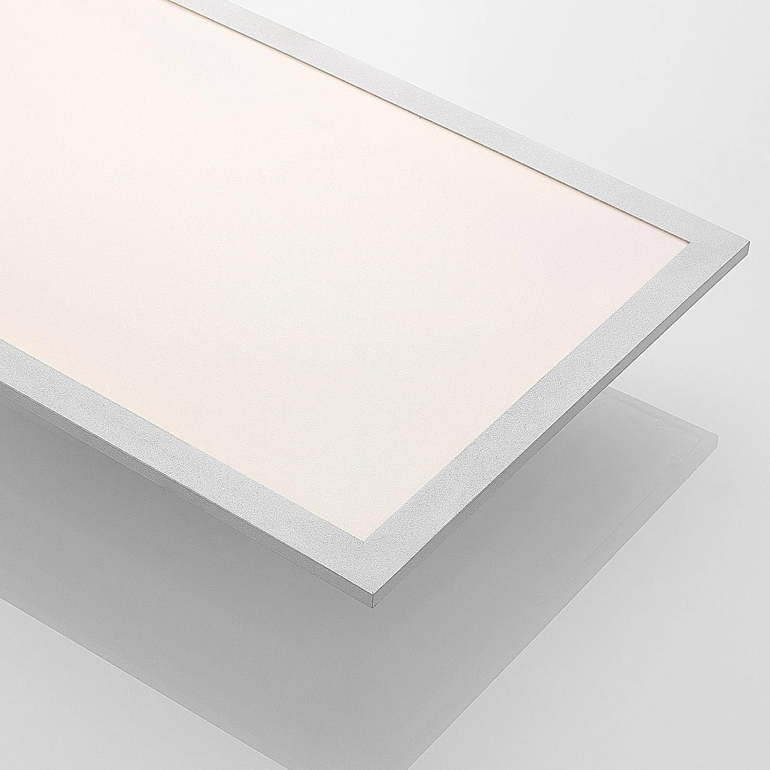 Lindby LED Panel Stenley dimmbar mit Leselampe (Modern) in Weiß (1 flammig,) - Bürolampe Deckenlampe Deckenleuchte Lampe Küchenleuchte
