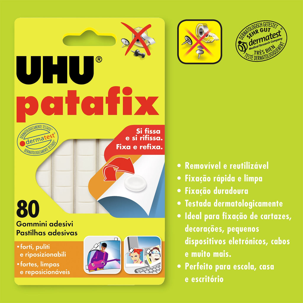 Massa Adesiva Patafix 60g Branca UHU