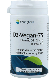 Springfield D3-Vegan 3000IU Capsules 90SG