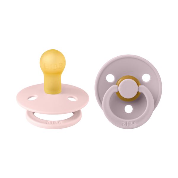 BiBs Fopspeen Blossom / Dusky Lilac 6-18 Mnd 2 Stuks
