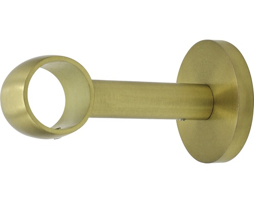 Houder edel enkelsporig voor Gent messing mat Ø 25 mm 8 cm lang