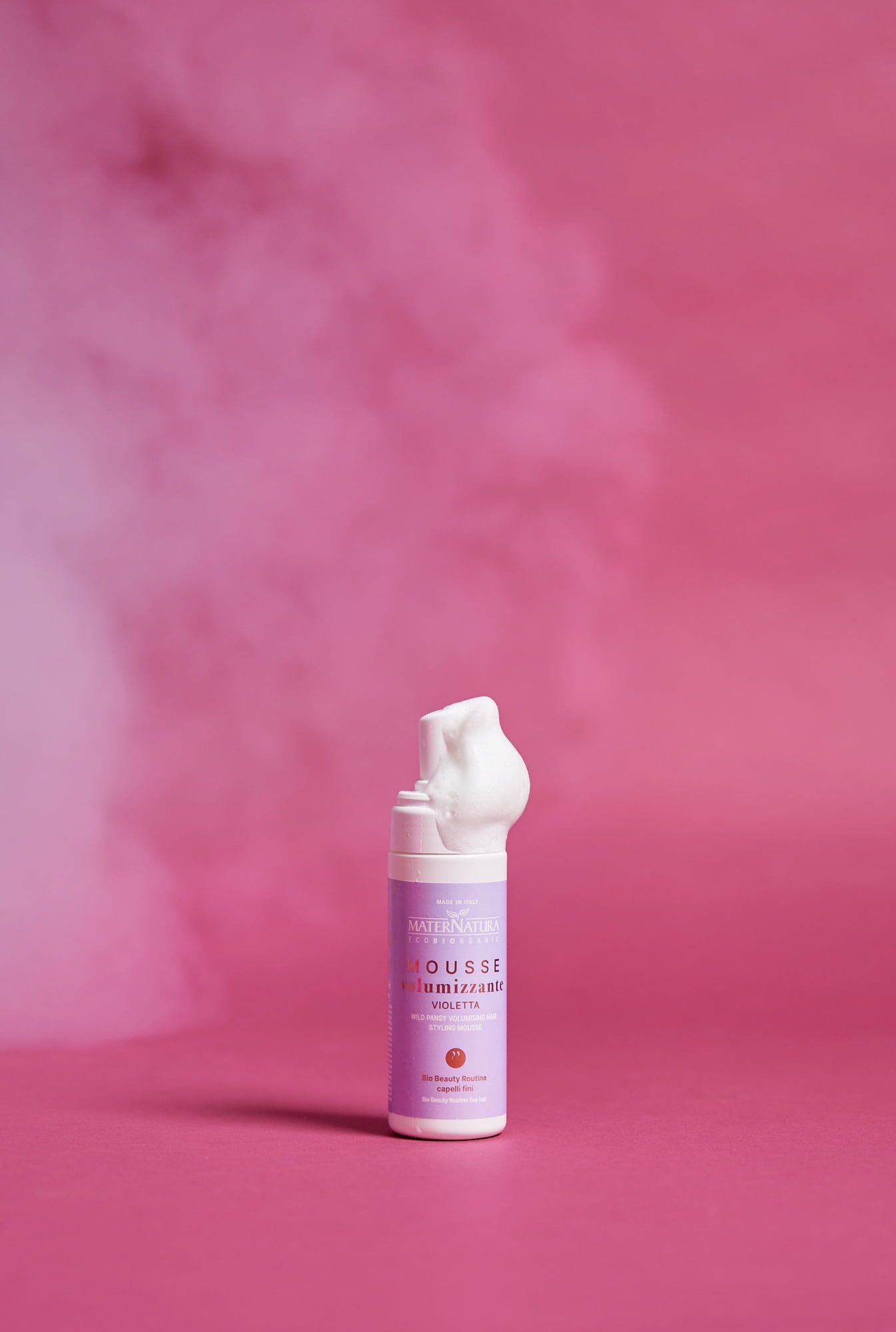 MaterNatura  Volumen-Mousse mit Ackerveilchen, 150 ml