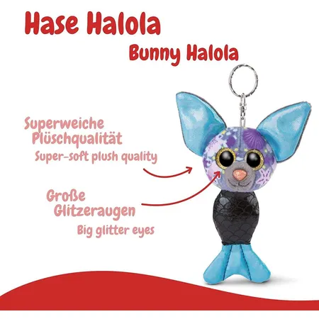 NICI Schlüsselanhänger Fledermaus mit Flosse, 12 cm