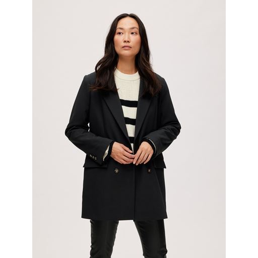 Selected Femme Myla Relaxed Blazer, Sort, 38