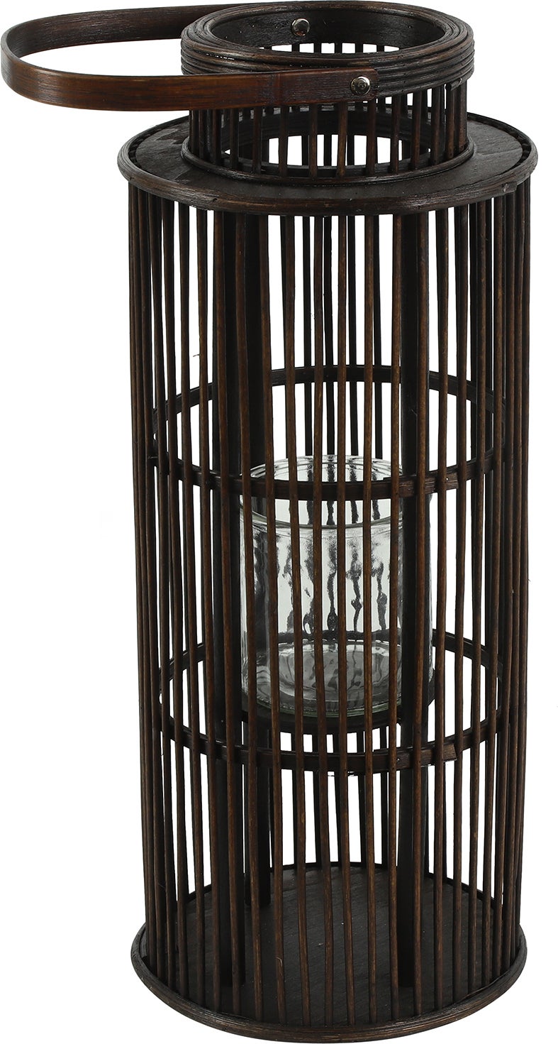 Countryfield windlicht Cabot bruin D 18 H 45 cm