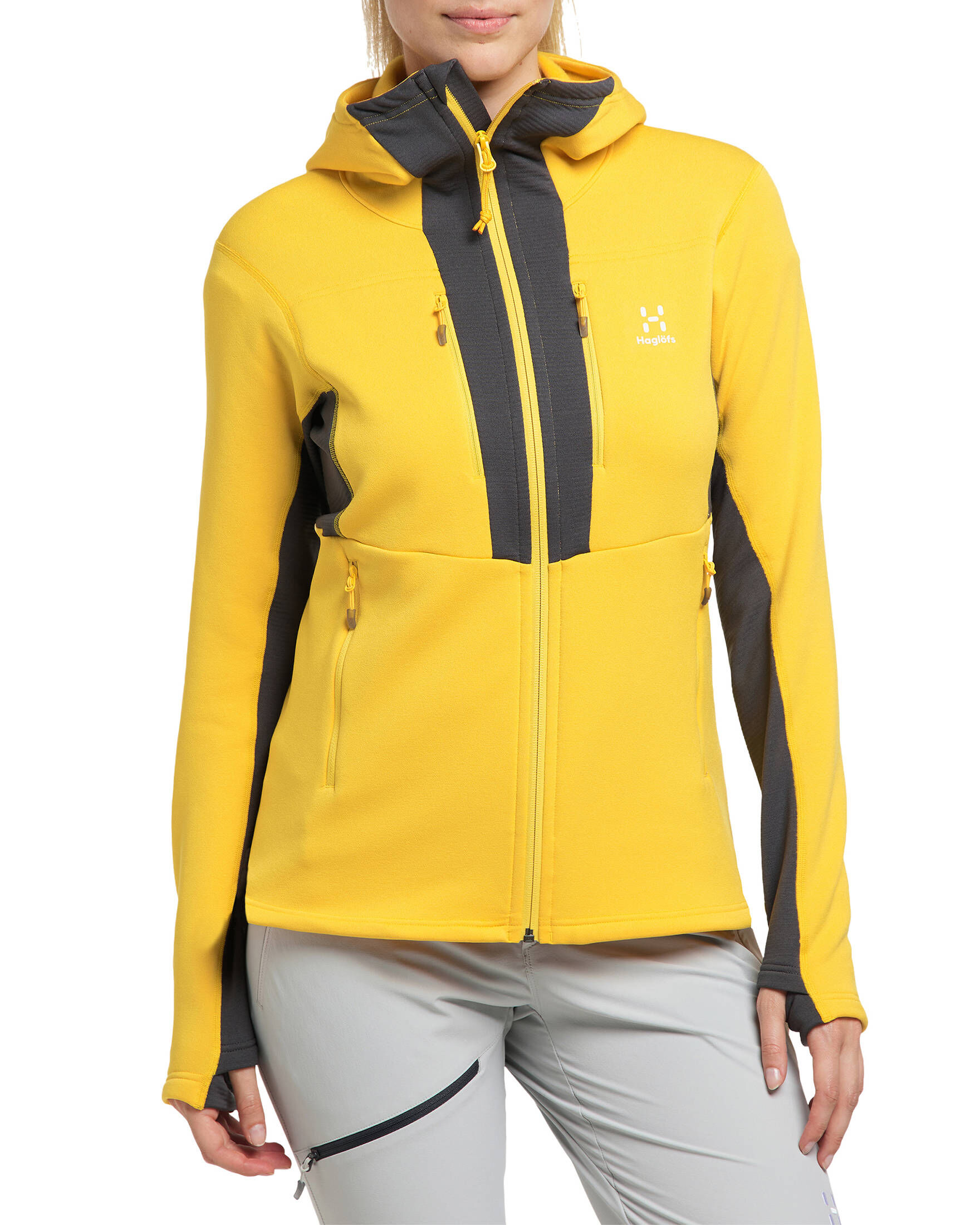 Haglöfs| Damen Fleecejacke Roc Nordic Mid Hood
