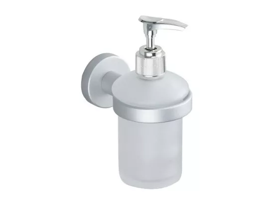 Distributeur de savon Alu LUGANO Transparent MSV