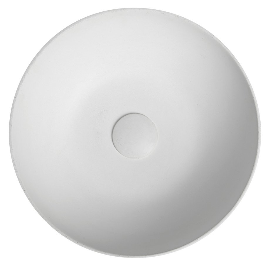 Sapho Formigo betonnen waskom 39cm wit
