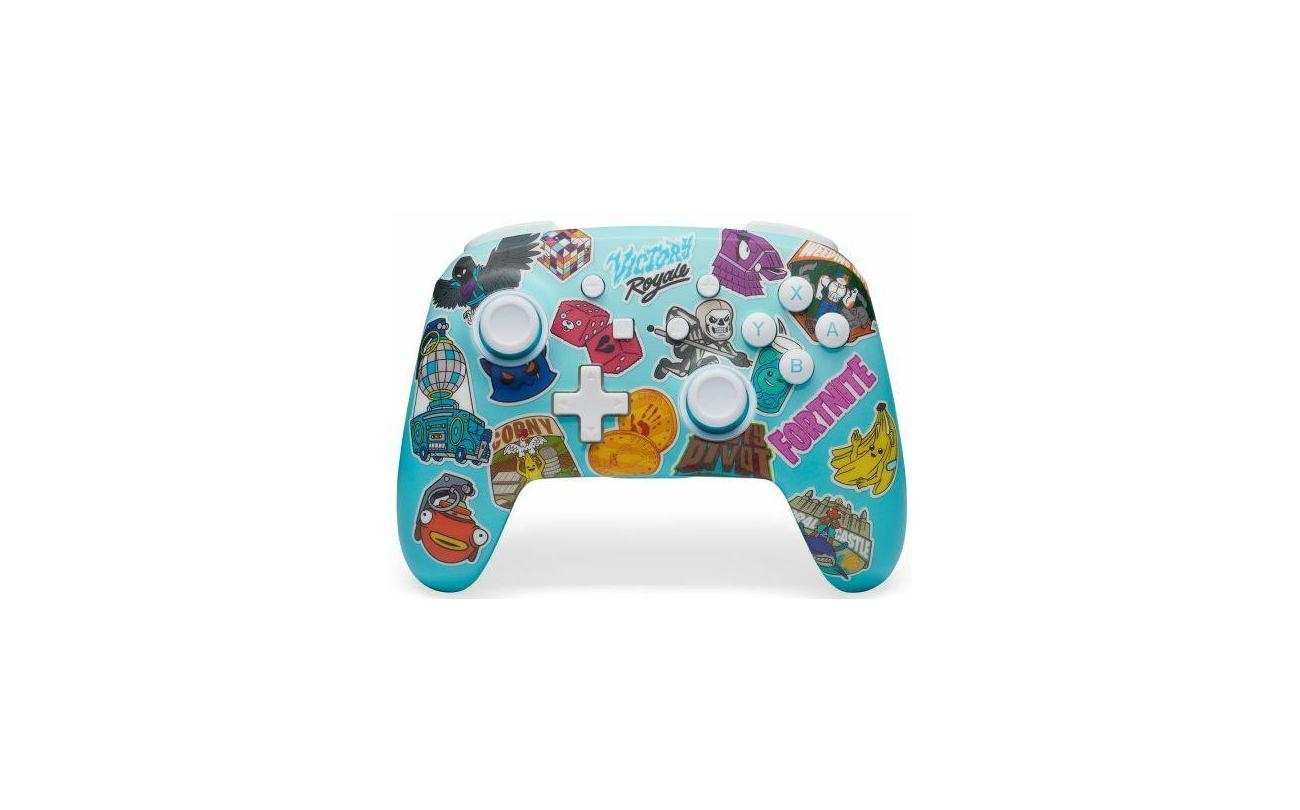 Switch PowerA Wireless Controller Fortnite Sticker Mania