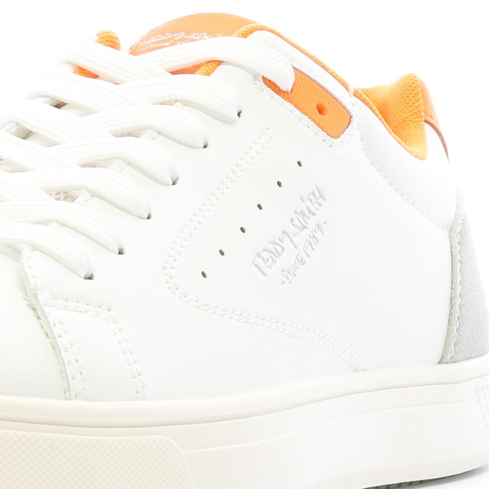 Teddy Smith Baskets Blanches/Orange Homme Teddy Smith 1642
