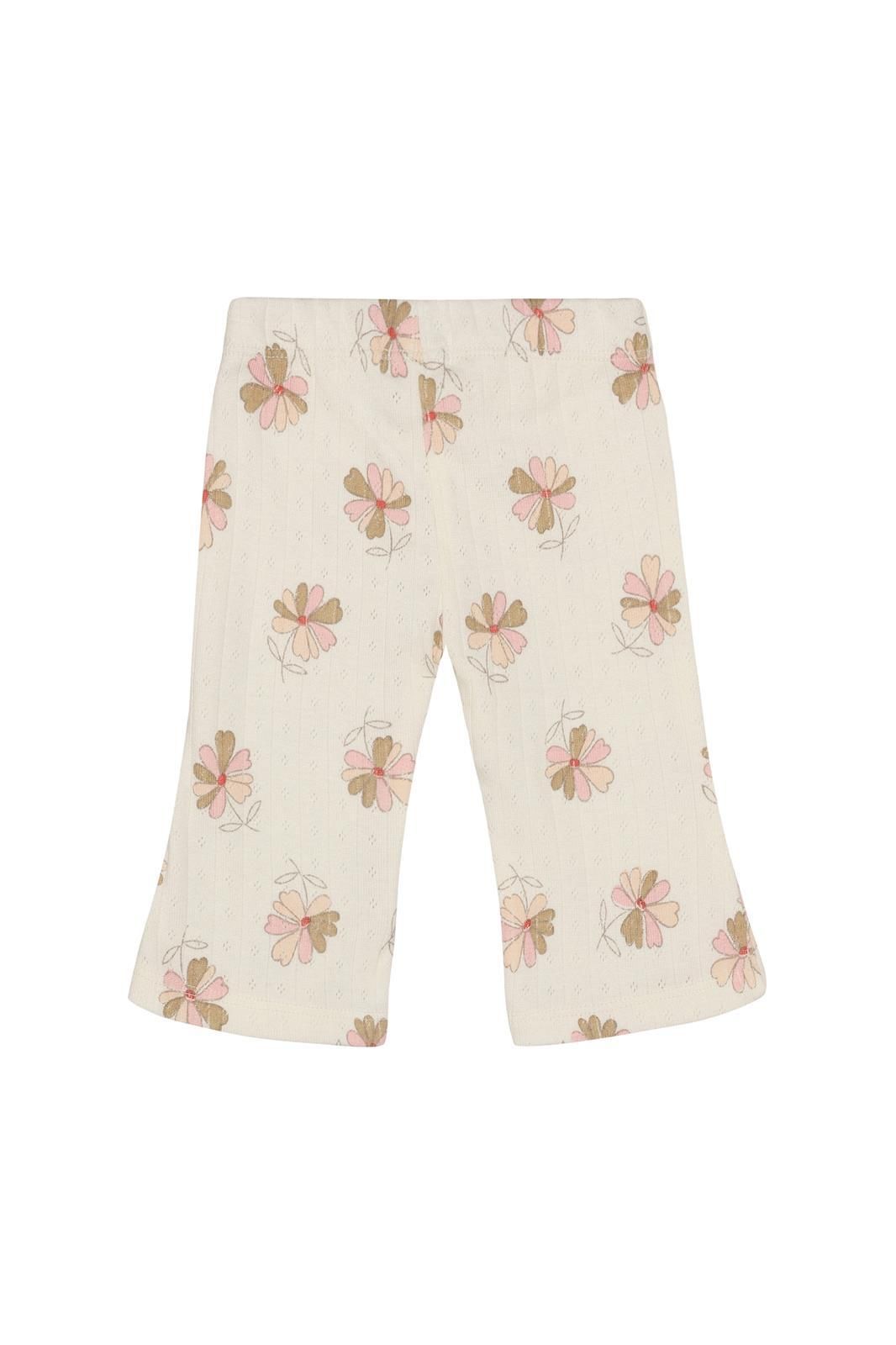 Noppies Baby Legging flared all over print - Egret