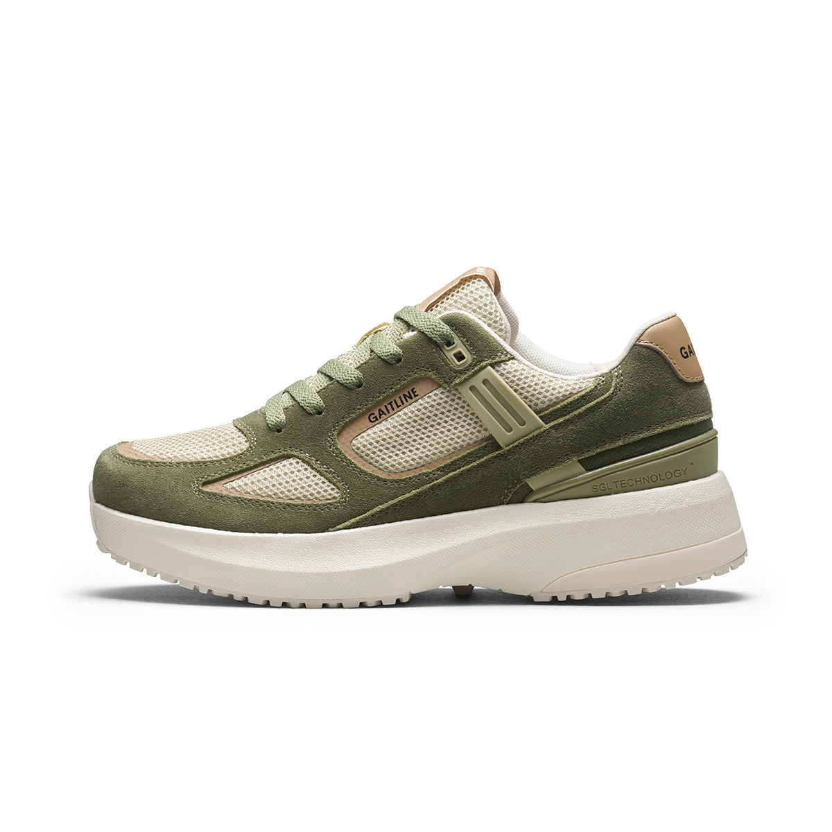 Nova Lite Klassisk retrosneaker med skinndetaljer
