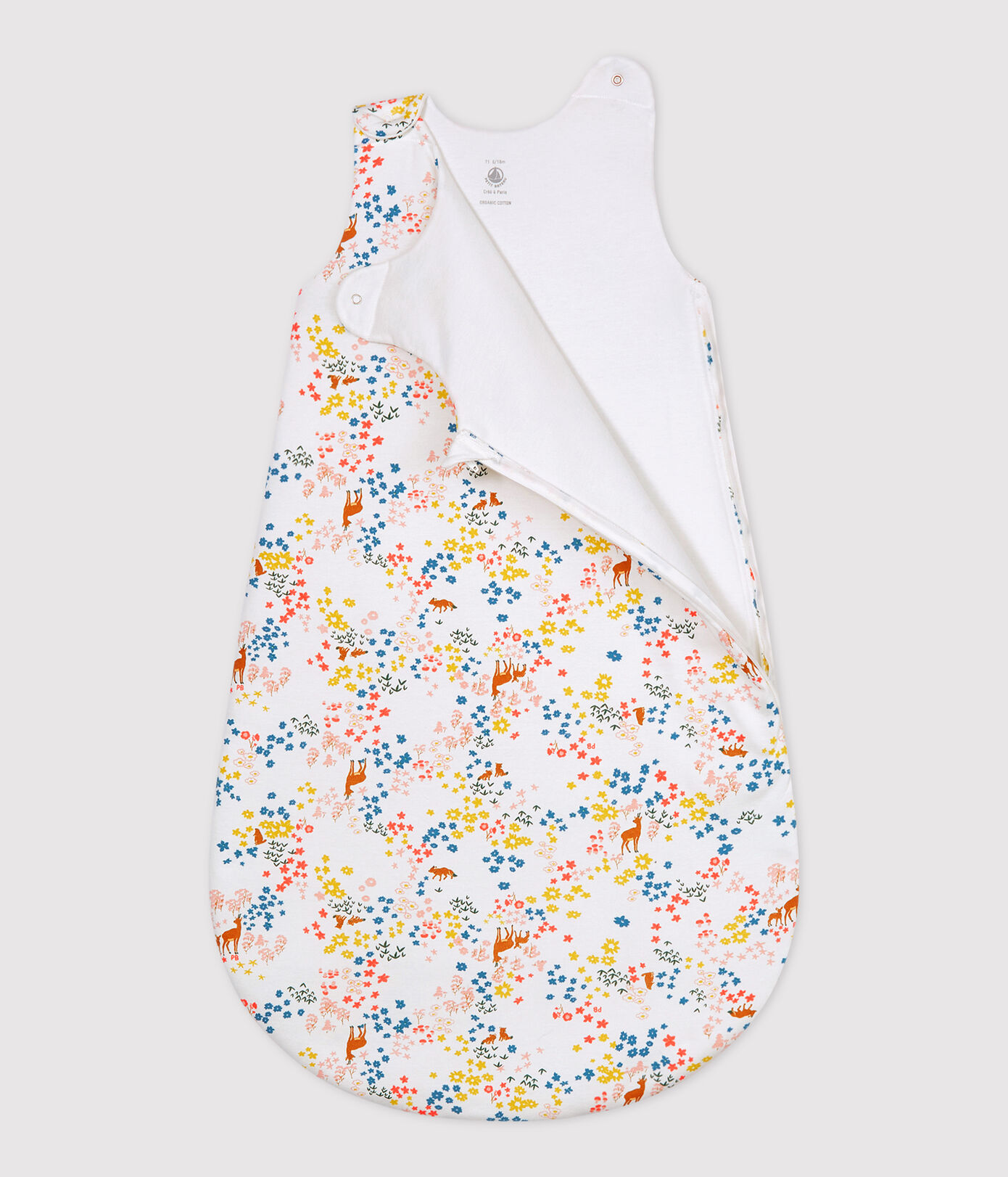 GIGOTEUSE À FLEURS BÉBÉ EN COTON BIOLOGIQUE