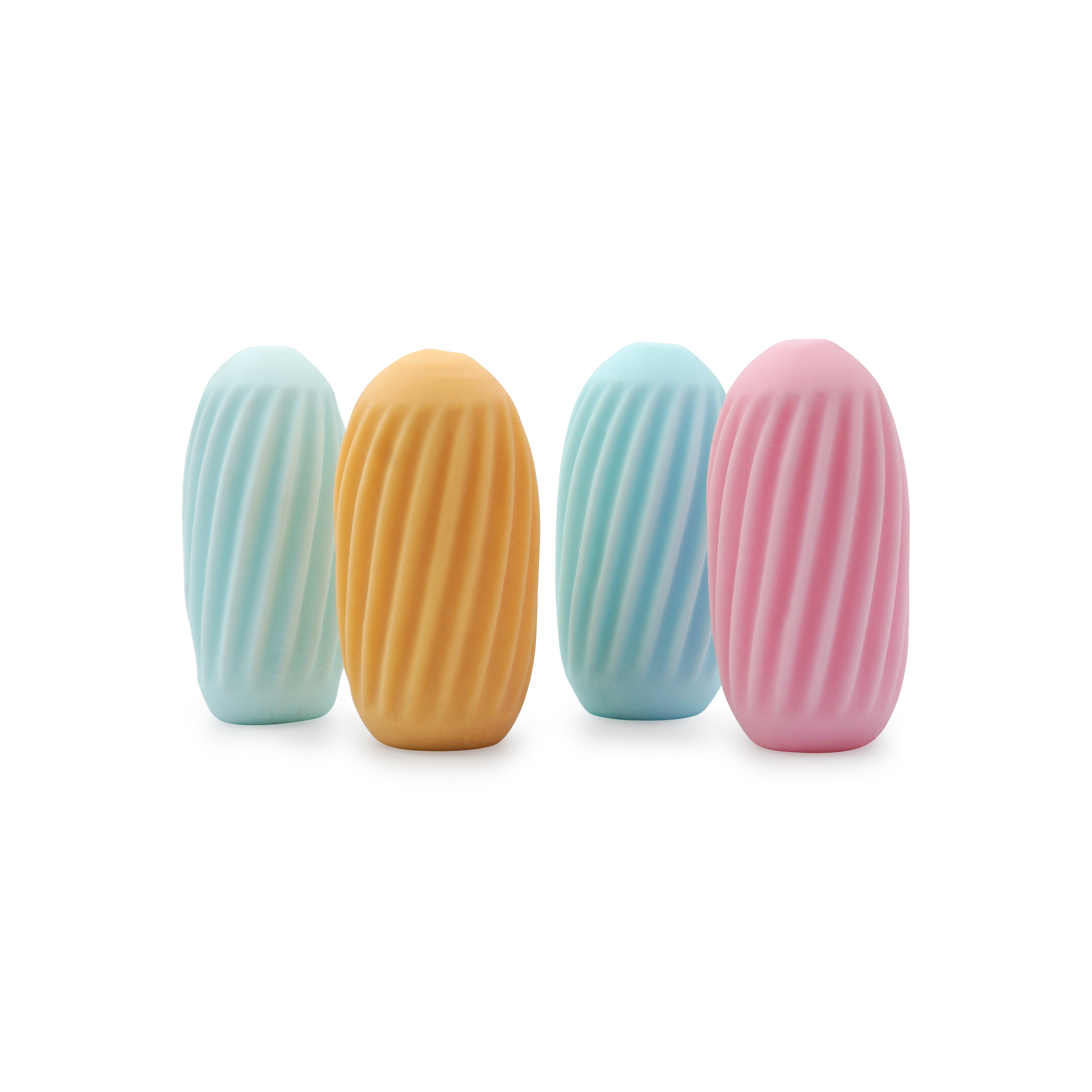 (4er Set) Auslaufsichere Flaschenabdeckung Reise Auslaufschutz für Shampoo / Conditioner / Duschgel - Bunt