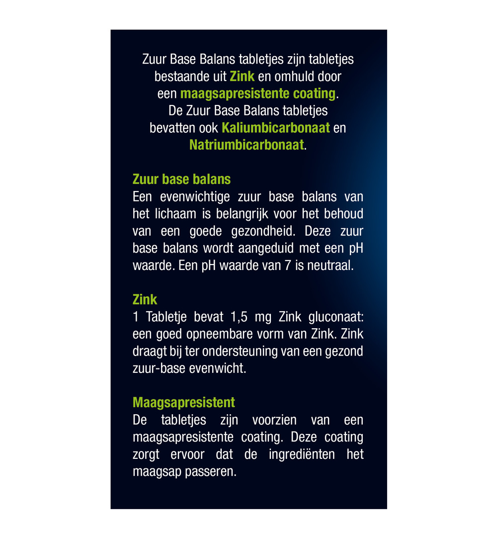 Lucovitaal Zuur Base Balans (50 tabletten)