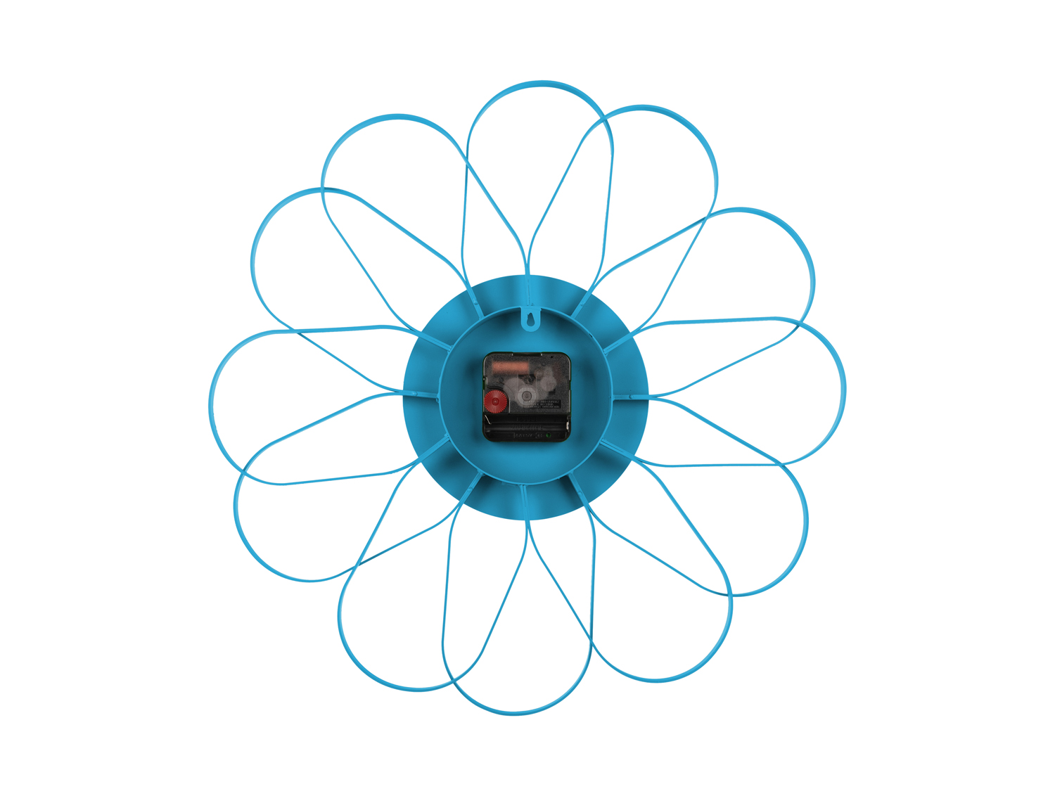 Wall clock Arkis iron bright blue