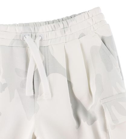 Dolce & Gabbana Sweatshorts - Weiße Camouflage