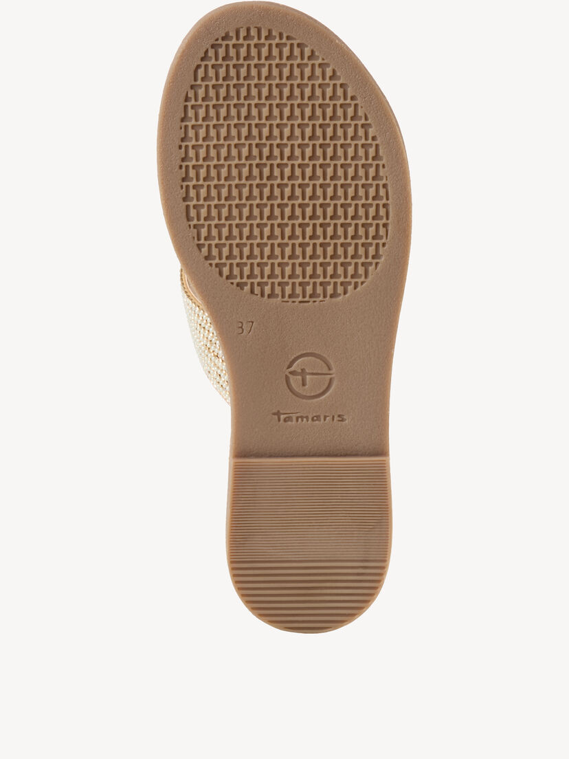 Leren Slipper - beige