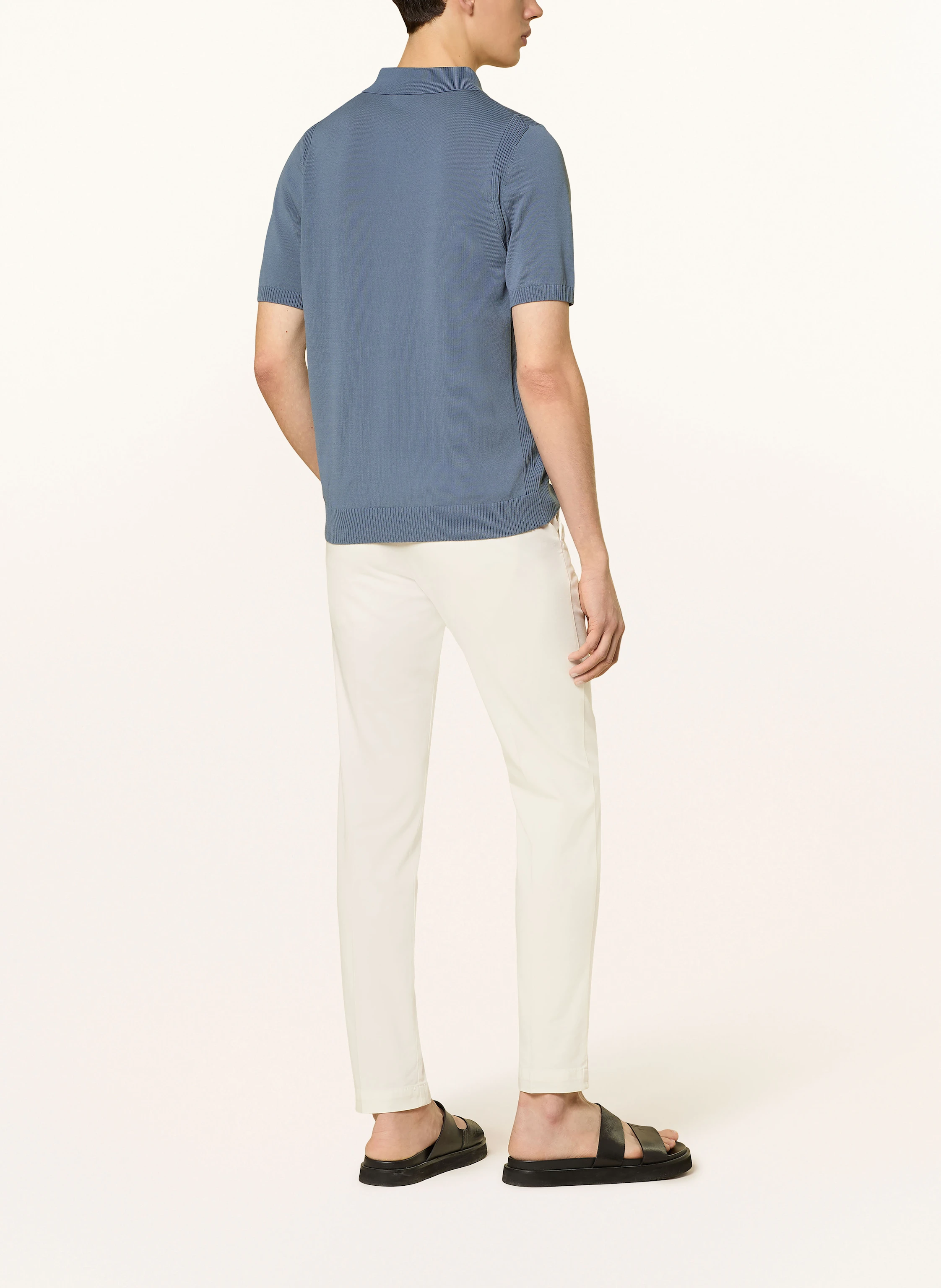 REISS Strick-Poloshirt BERKLEY