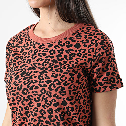 Robe Femme Ivy Rouge Noir Léopard