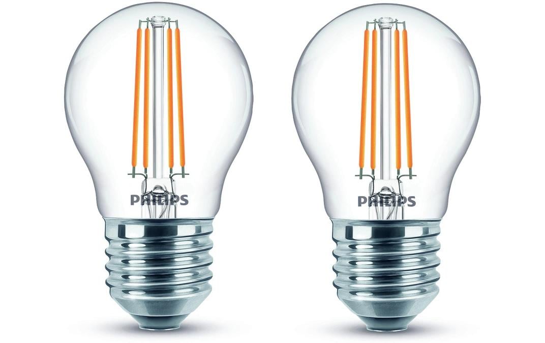 Lampe LEDcla 40W E27 P45 WW CL ND 2PF WarmweissLeuchtmittel P45 mit klarem Glas