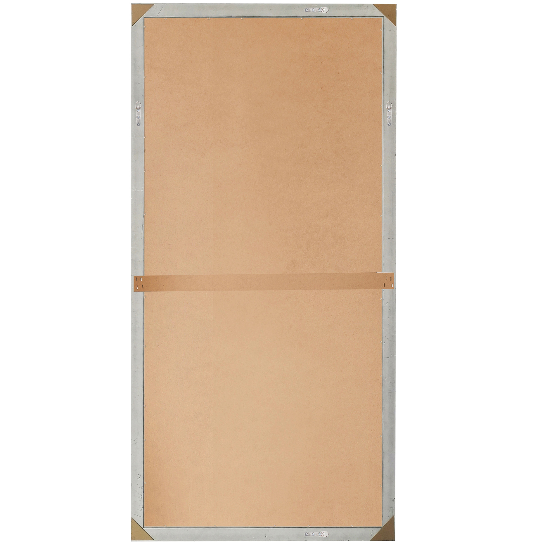 Rahmenspiegel - schwarz-silberfarben - 70x170 cm