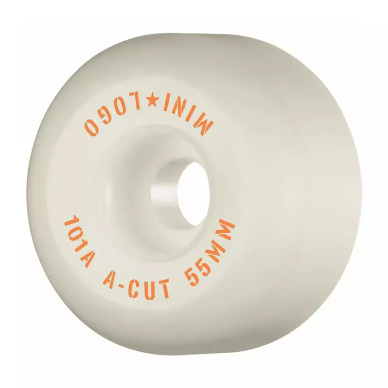 Roues skate MINI LOGO (jeu de 4) 55mm a-cut ii 101a white