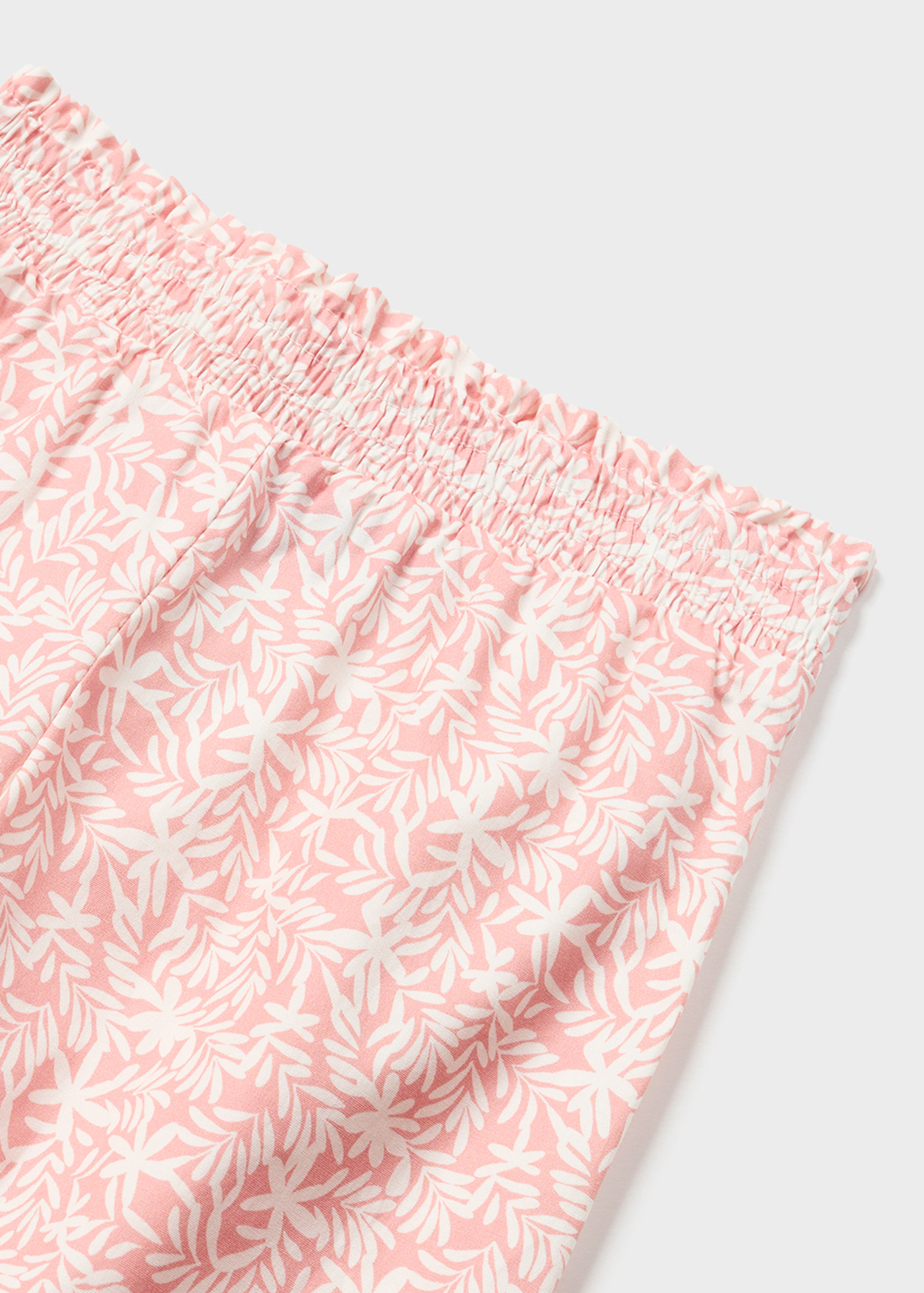 Calças largas de algodão estampado para bebê