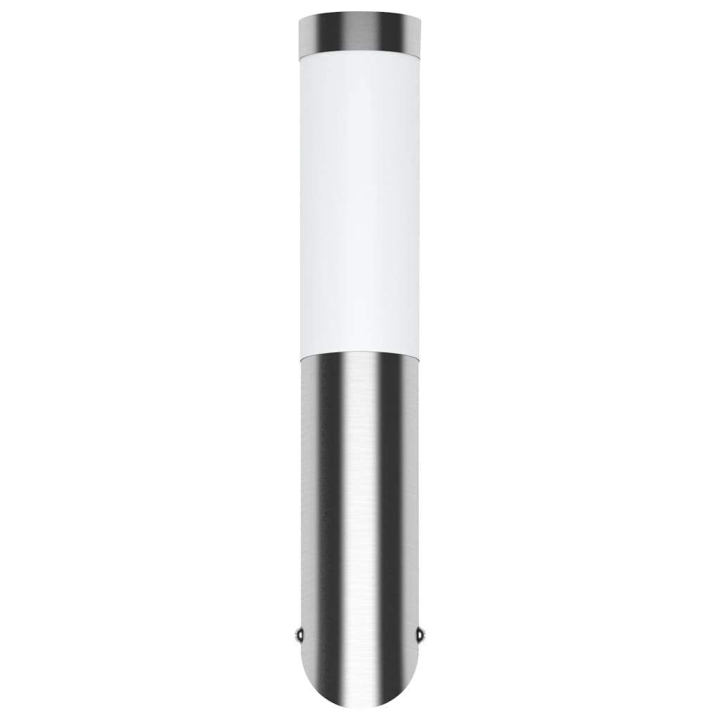 RVS tuinwandlamp