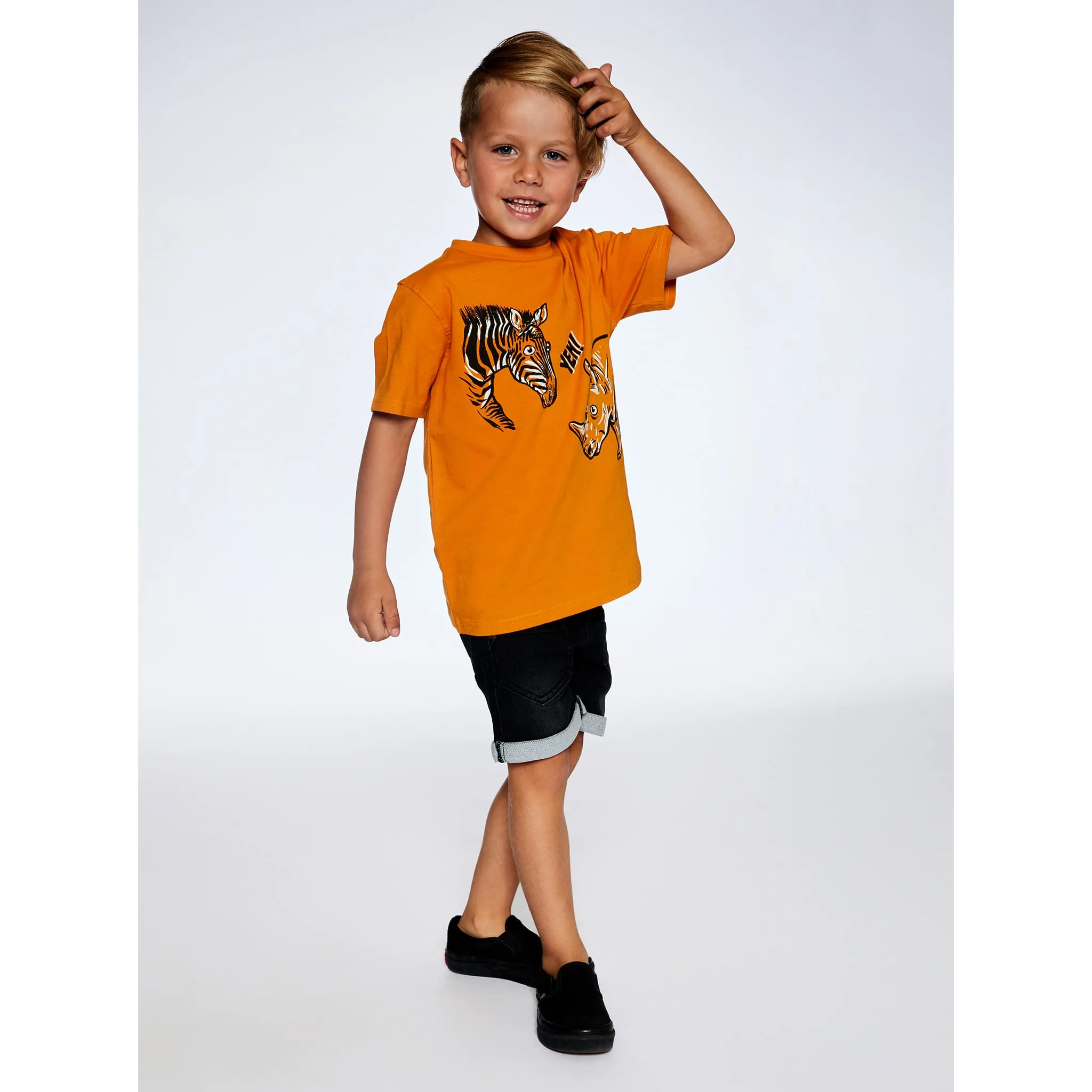 Deux par Deux T-shirt Animaux Safari 3-6ans