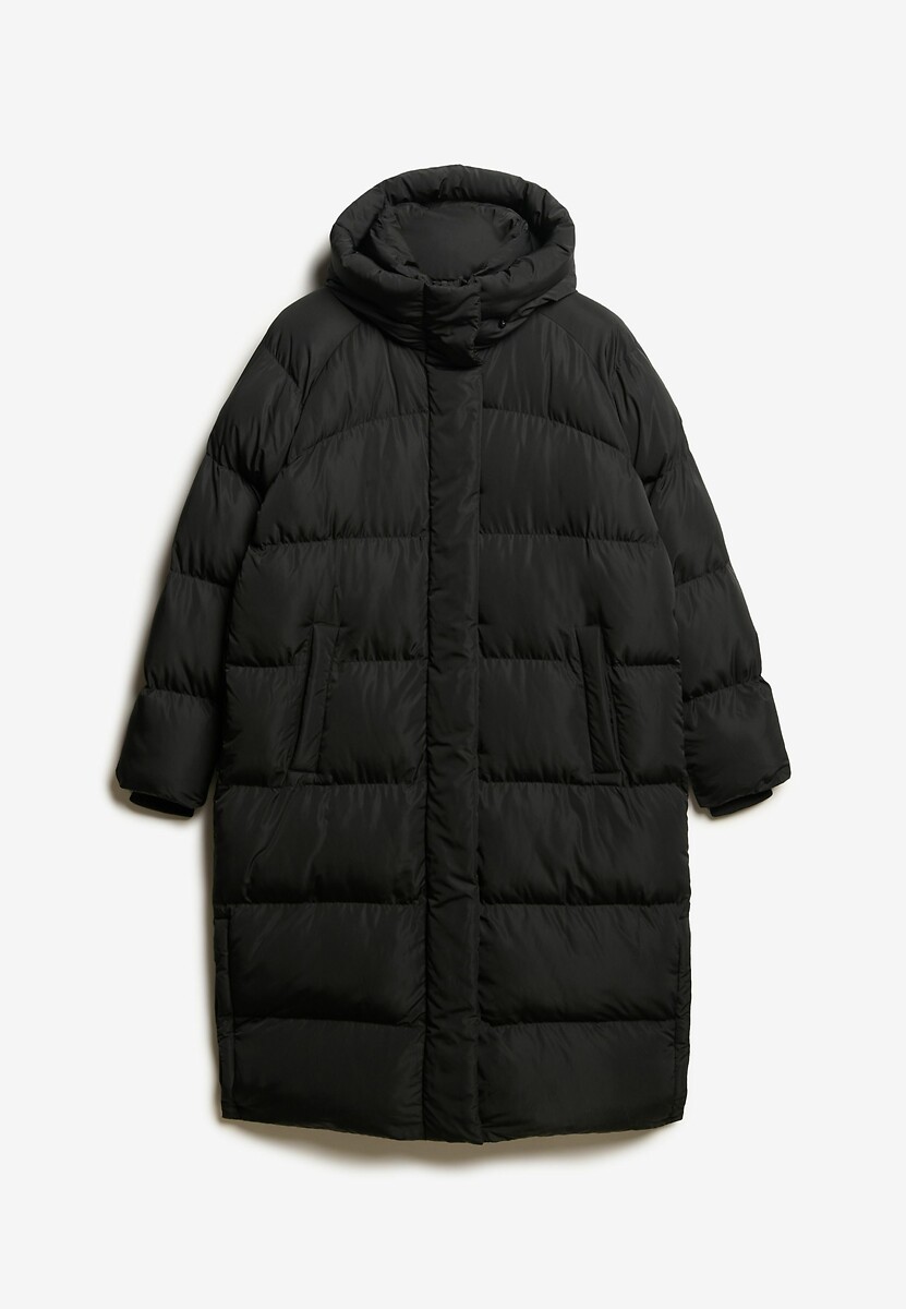 SUPERDRY<br>Jaqueta comprida de plumas com capuz Longline Puffer