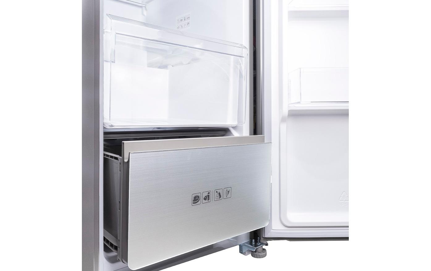 Foodcenter ECOFC595 Grau<br>Side by Side Kühlgerät