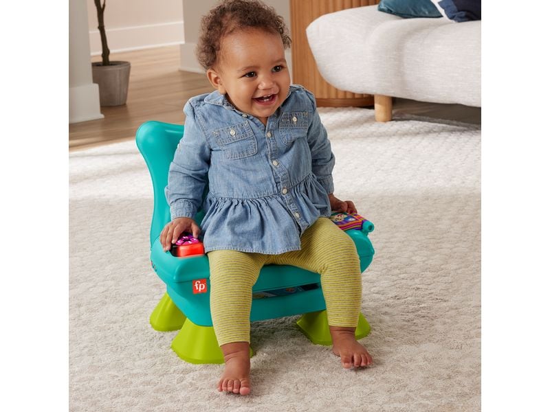Fisher-Price Lernspass Musikstuhl E3 mehrsprachige Version Interaktiver Lernspass-Stuhl für Kinder