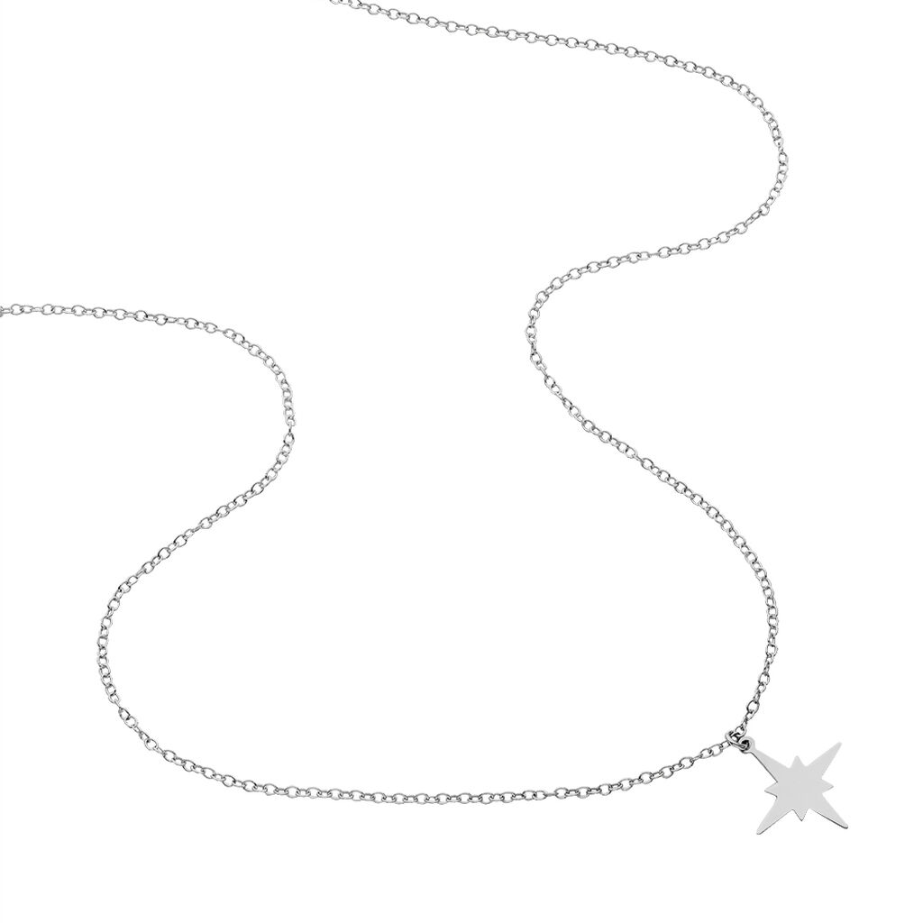 Collier Wiem Argent Blanc