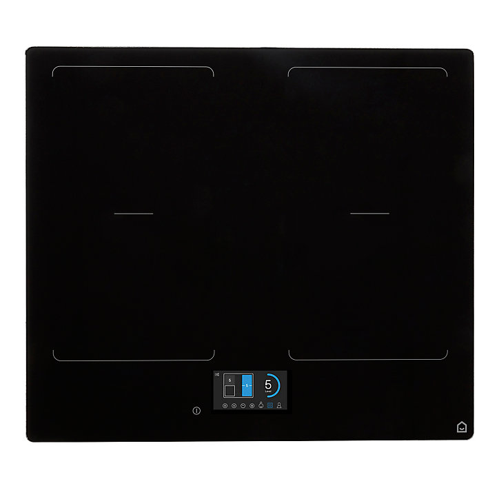 Plaque de cuisson à induction connectée GoodHome GHIHAC60, Zone flexible