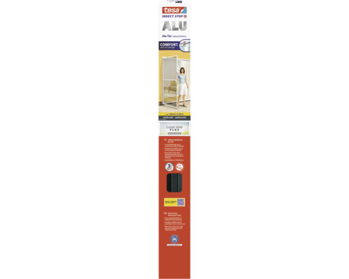 Hordeur tesa antraciet 100x220 cm