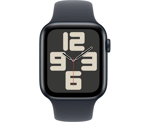 Apple Watch SE GPS 44mm Midnight Aluminium Case with Midnight Sport Band - M/L