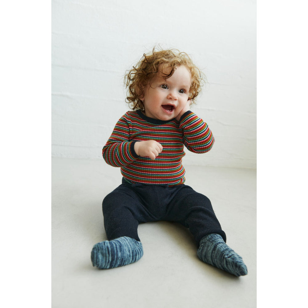 Køb FUB Multi Stripe Baby Rib Bluse