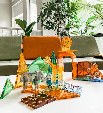 Magna-Tiles Magnetset - 25 Teile - Safaritiere