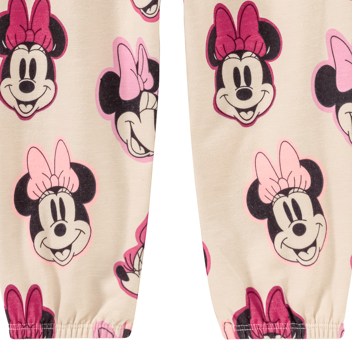 Topomini Minnie Maus Jogginghose mit Allover-Print creme