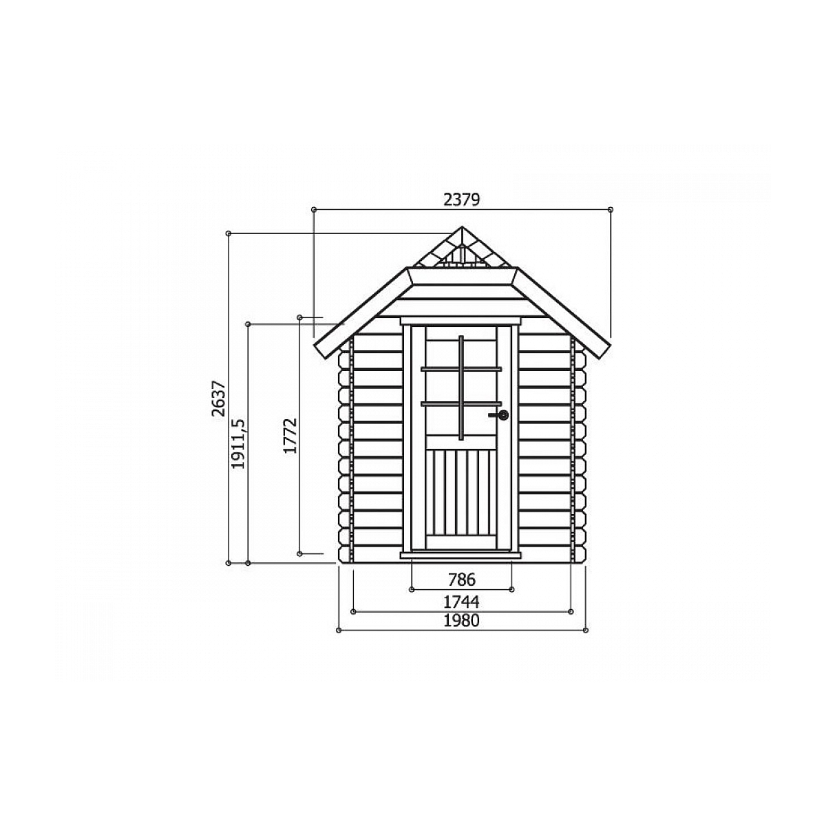 Abri de jardin maisonnette galway